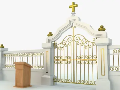 Pearly Gates of Heaven 3D model