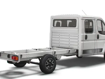 Opel Movano Chassis Truck Crew Cab 4035 WB XL 2022 3D model