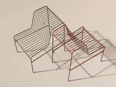 Sello chair by LAS Mobili 3D model