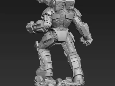 Lex Luthor War machine Superman STL 3d printing colllectibles 3D print model