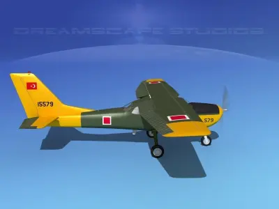 Cessna T-41 Mescalero Turkish AF 3D model