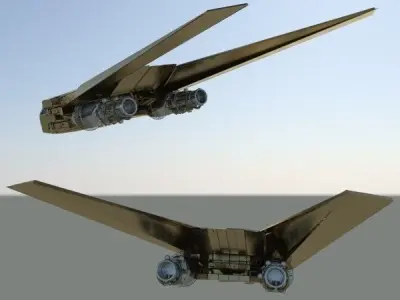 Space Ship Collection - 12 Ships 3D model