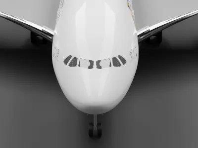Airbus A380-800 THAI Livery 3D model