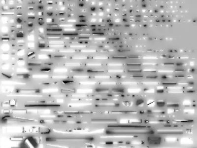 tank low poly in middle of field Low-poly 3D model