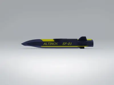 ALTINOK Cruise Missile Free low-poly 3D model