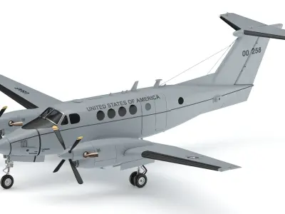 Beechcraft C-12 Huron 3D model
