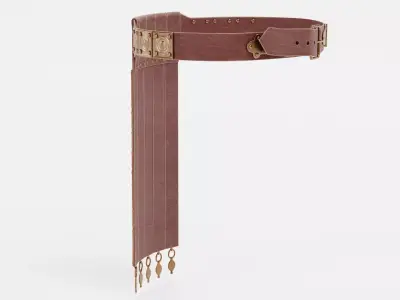 Belt - Aged Roman Armor Equipment 3D model