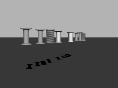 Sewing or Fly Tying Bobbins Free 3D model