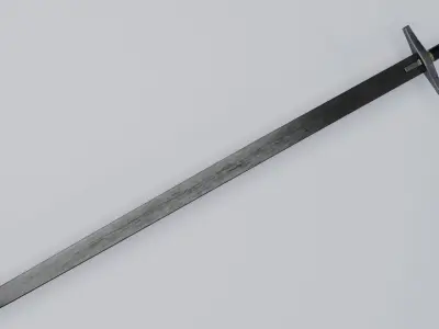 Sudanese Sword Low-poly 3D model