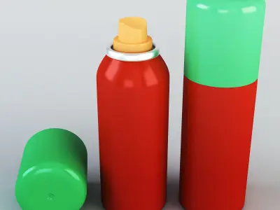 Spray can 100ml v 1 3D model