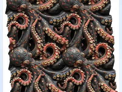 Octopus Seamless Texture Texture