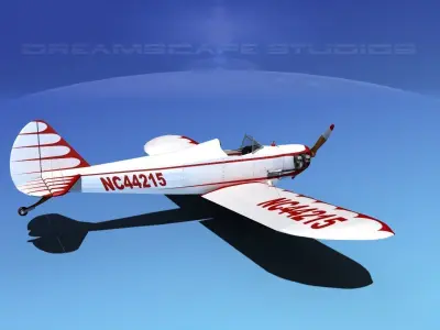 Flybaby biplane 3D model
