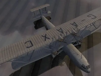 Handley Page HP-42 3D model