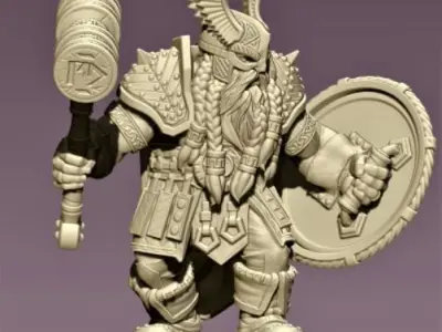 DWARF Soldier 3D print model