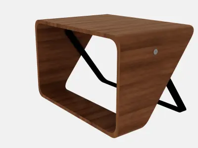 3d Desk - OFFICE FURNITURE Free low-poly 3D model