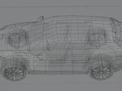 Range Rover Velar Low-poly 3D model