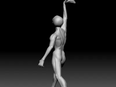 Alien Statue - 0170 3D print model
