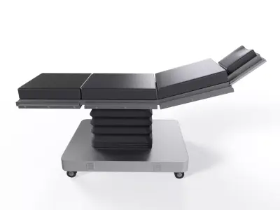 Sci-Fi Operating Table Bed Low-poly 3D model