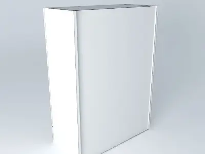 W2D2D cupboard Free 3D model