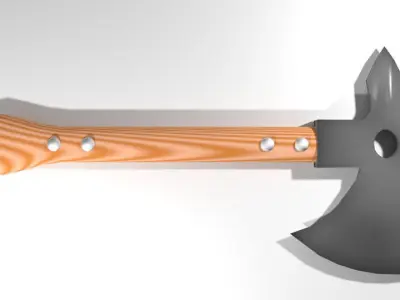 Battle Axe - Arabic Scorpionaxe 3D model