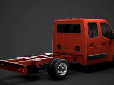 Vauxhall Movano CrewCab DW E20 Chassis 2014 3D model