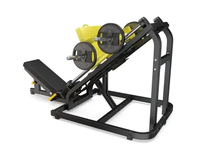 Technogym - Plate Loaded - Liner Leg Press 3D model
