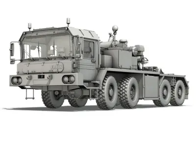 Faun STL-56 Tractor 3D model