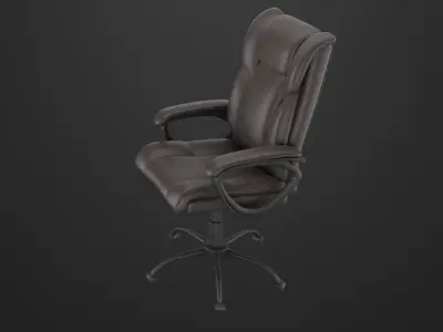 Staples Kelburne Luxura Faux Leather Desk Chair Free 3D model