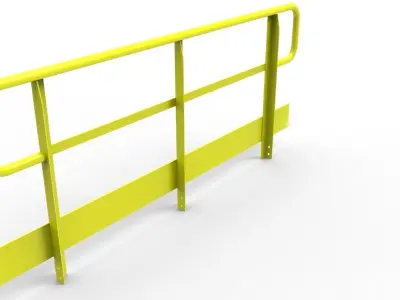 guardrail guarda corpo Free 3D model