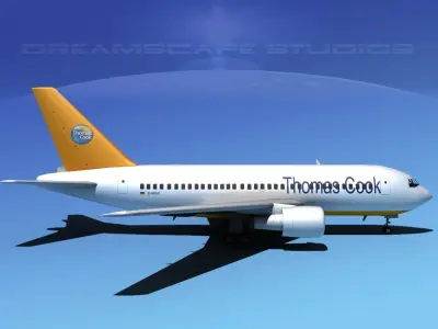 Boeing 767-100 Thomas Cook 3D model