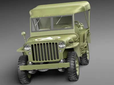 Jeep Willys MB 3D model