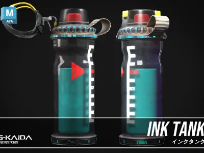 Prop - Weapon - Ink Tank 3D model