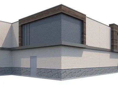 Retail-033 Panda Express 3D model