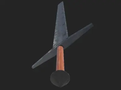 Low-Poly Sword 2 Free low-poly 3D model
