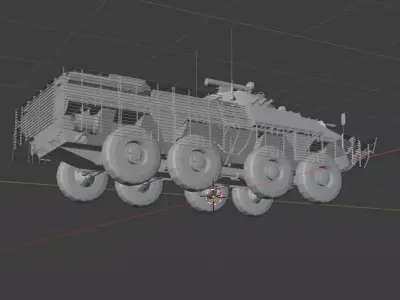 BTR 90 APC Soviet USSR GAZ 5923 Free 3D print model