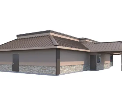 Retail-039 Burger King-003 3D model