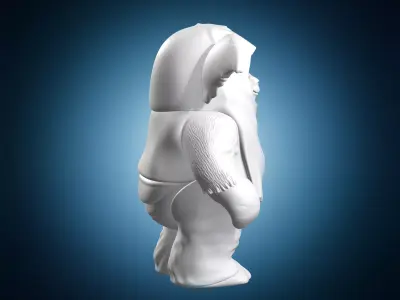 Wicket Ewok Star Wars Miniature 3D print model