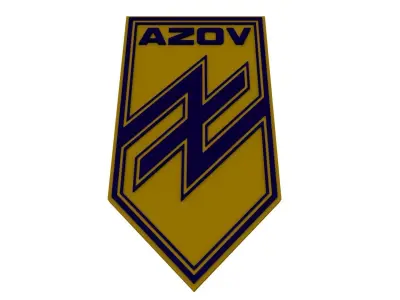 Emblem of the Azov Battalion 3D print model