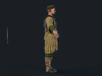 PERSIAN 3 Low-poly 3D model