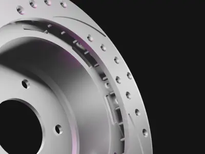Vented Brake Disk 3D model