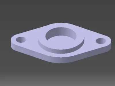 bearings holder D24 B8 d8 3D print model