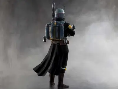 Boba Fett  Low-poly 3D model