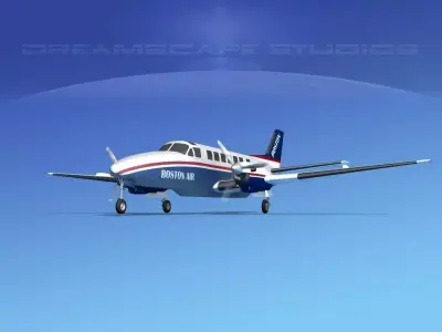 Beechcraft B99 Boston Express 3D model
