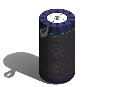 Portable speaker SolidWorks Model Free 3D model