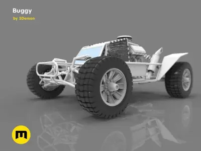 Buggy buggie Free 3D model