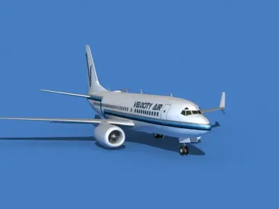 Boeing 737 MAX 7 Velocity Air 3D model