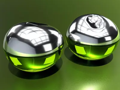 DKNY Be Delicious Perfume Free 3D model