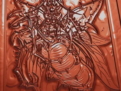 Metamorphosed Insect Queen - yu-gi-oh 3D print model