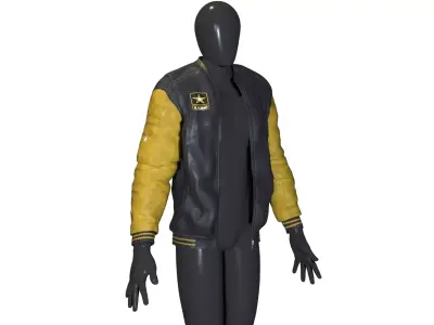 Military-Army Jacket 3D model