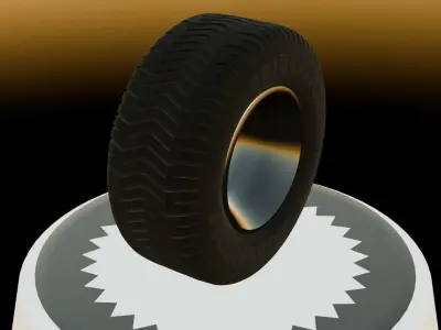 Car-Tire  Low-poly 3D model